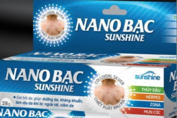 Gel Nano bạc Sunshine kiểm soát nhiễm trùng hiệu quả từ Nano bạc