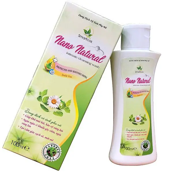 Dung Dịch Vệ Sinh Phụ Nữ Nano Natural Học Viện Quân Y Lọ 100ml