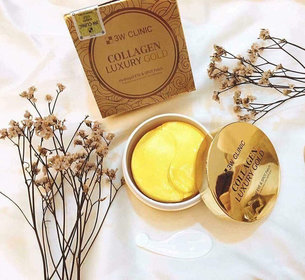 Mặt Nạ Mắt Collagen Luxury Gold 3W Clinic