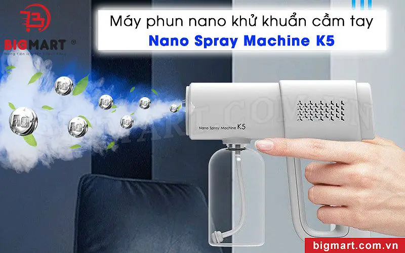 Máy Phun Sương Nano Bạc